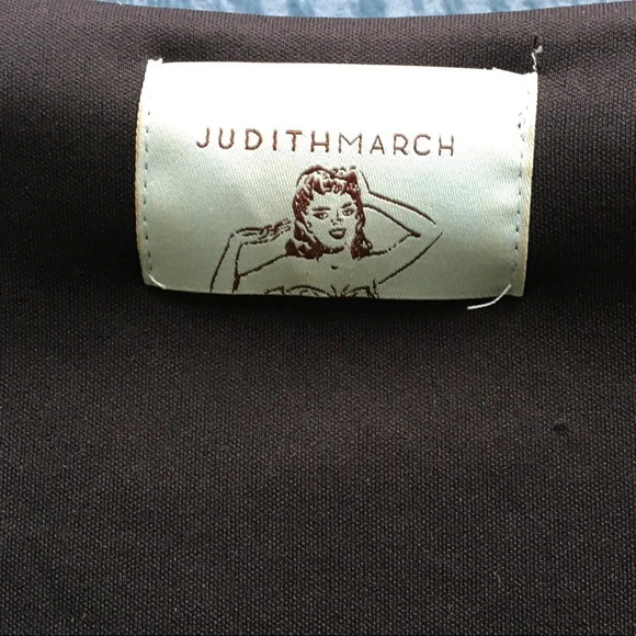 Judith March Floral Lined Scoop Neck Dress M - Picture 5 of 6